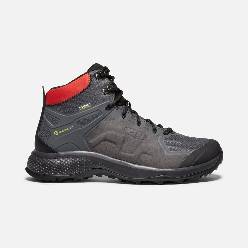 Keen Laarzen Heren Donker Grijs - Explore Waterproof - 26514-NKTW